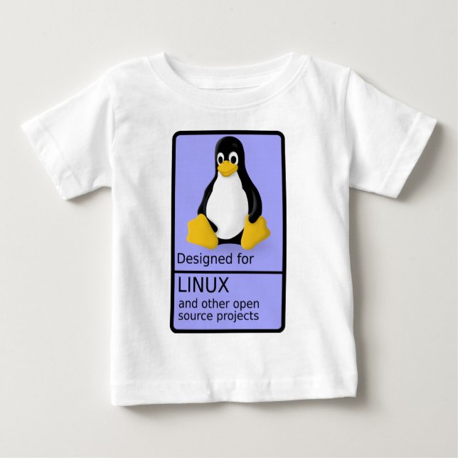 Designed for Linux Baby T-Shirt (Front)