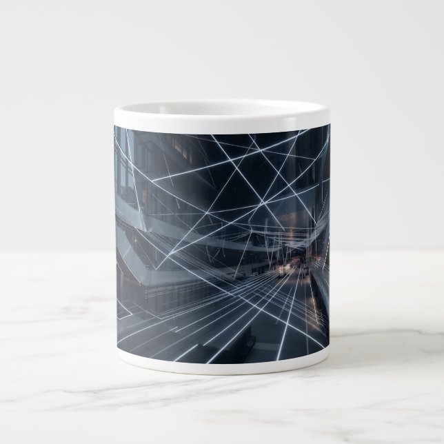 Designed Giant Coffee Mug (Front)