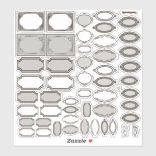 Designed labels Sticker Sheet