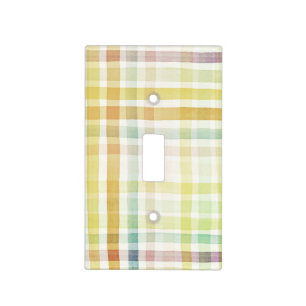 Designed watercolor art background, texture 2 light switch cover