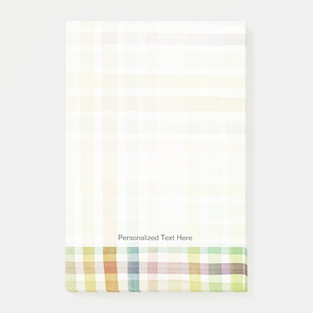 Designed watercolor art background, texture 2 post-it notes (Front)