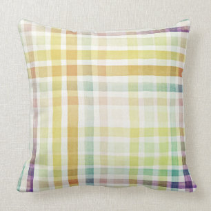 Designed watercolor art background, texture 2 throw pillow