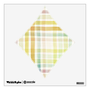 Designed watercolor art background, texture 2 wall decal