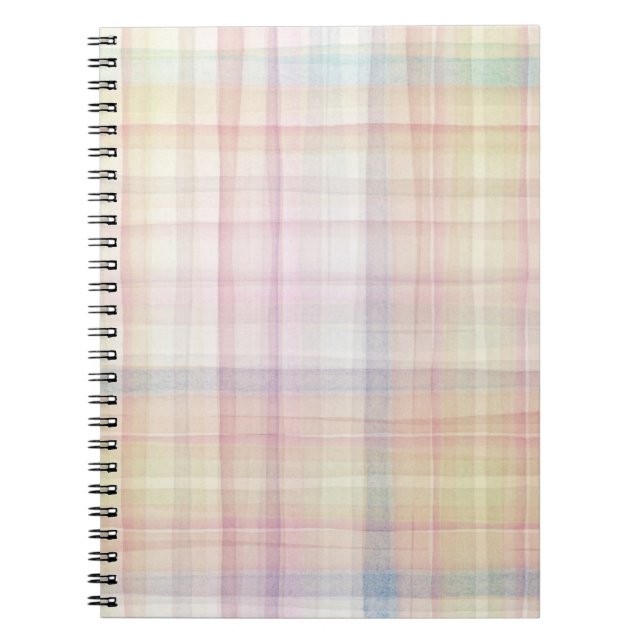 Designed watercolor art background, texture notebook (Front)