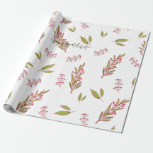 Designed Wildflower Wrapping paper