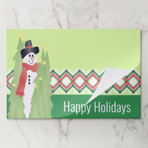 Designed With Snowman  Paper Pad