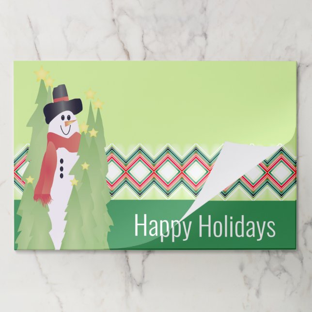 Designed With Snowman  Paper Pad (Folded)