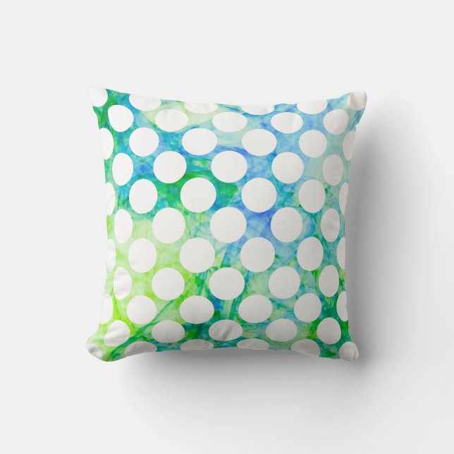 Designer Abstract Throw Pillow (Front)