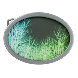 Designer Abstract Trees Belt Buckle