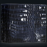 Designer Alligator Crocodile Skin Shiny Navy Blue 3 Ring Binder<br><div class="desc">Alligator/Crocodile Skin Shiny Navy Blue Design.</div>