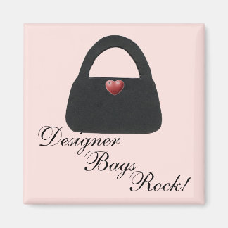 Designer Bags Rock Magnet