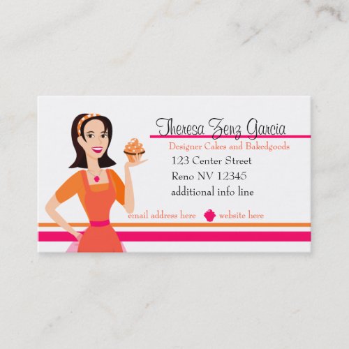 Designer Bakedgoods Business Card Template