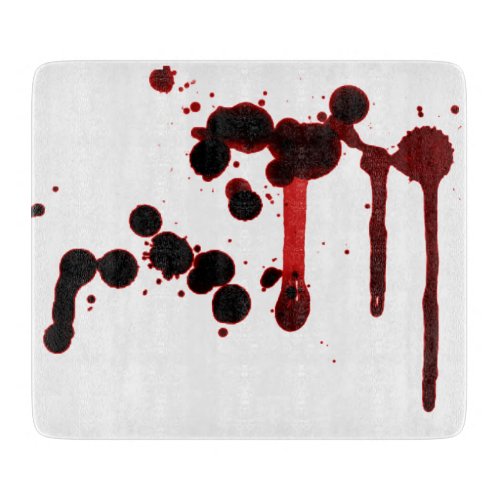 Designer Blood Splatter Cutting Board