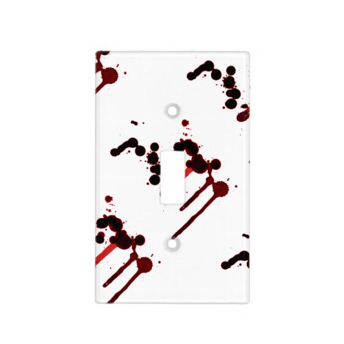 Designer Blood Splatter Light Switch Cover