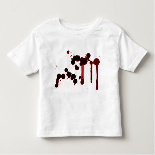 Designer Blood Splatter Toddler T-shirt