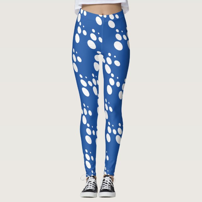 Designer Blue Leggings (Front)