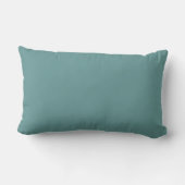 Designer Blue/White Monogram Name Keepsake Pillow (Back)