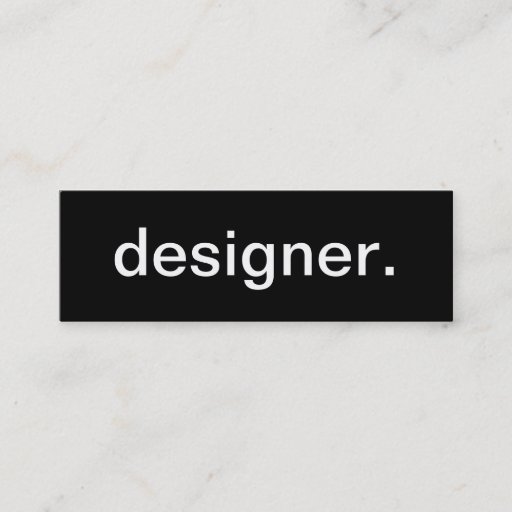 Customizable Designer Business Card
