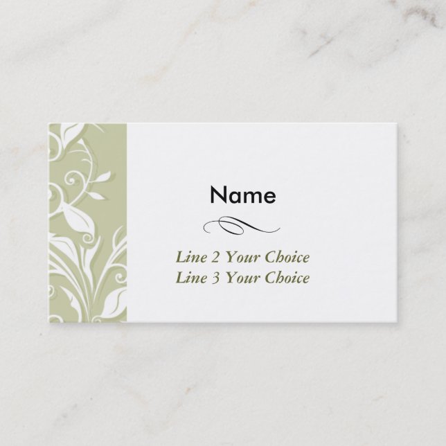 Designer Business Card (Front)