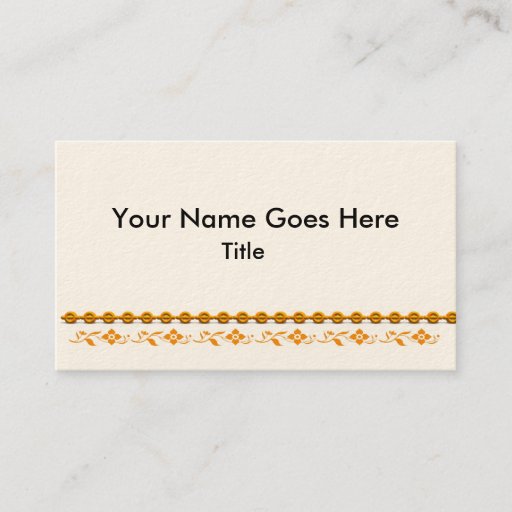 Customizable Designer Business Card Template