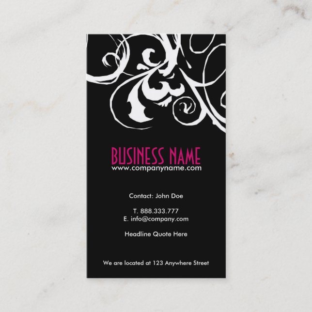 Designer Business Cards (Front)