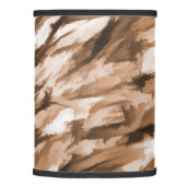 Designer Camo in Beige and Burnt Sienna Lamp Shade (Right)