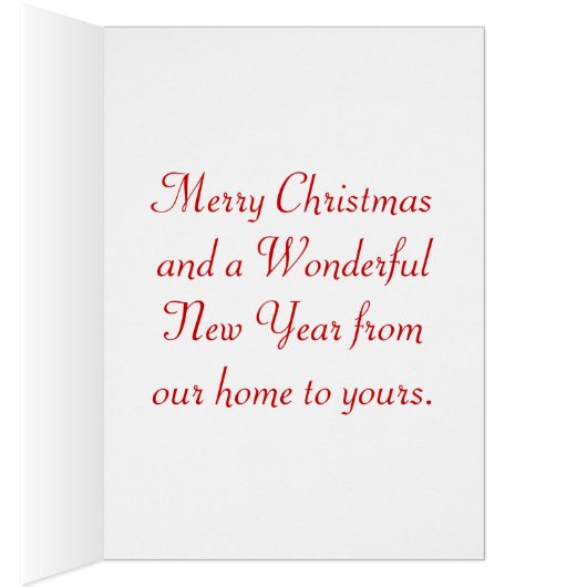 Designer Christmas Card Template (Inside (Right))
