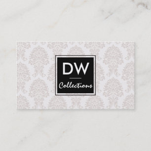 Designer Collections   Damask, Exquisite Business Card