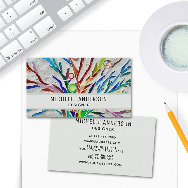 Designer Colorful  Business Card (Creator Uploaded)