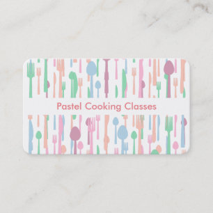 Designer Cooking School Business Cards