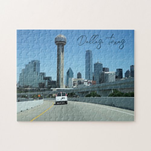 Designer Downtown Dallas Texas Jigsaw Puzzle