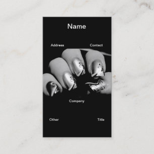 Designer Fingernails Business Card