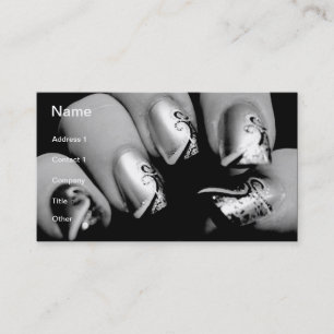 Designer Fingernails Business Card