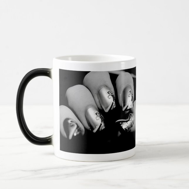 Designer Fingernails Color Morph Mug (Left)