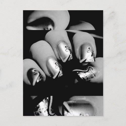 Designer Fingernails Postcard