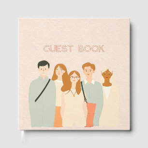 Designer Foil Guest Book