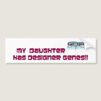 Designer genes bumper sticker