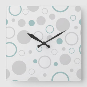 Designer Geometric Modern Art Square Wall Clock