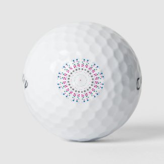Designer Golf Balls -12 pack.  Easy to Identify.