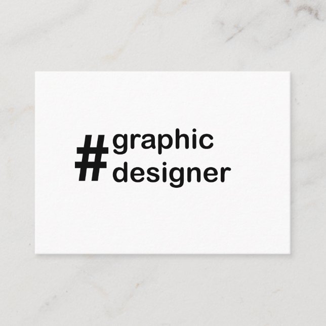 Designer Graphic Designer Business Card (Front)