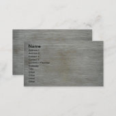 Designer Gray Barn Wood Grain Business Cards (Front/Back)