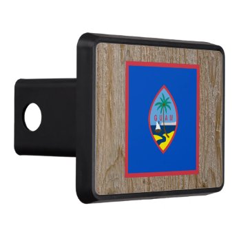 Designer Guam Flag Box Hitch Cover by OfficialFlags at Zazzle