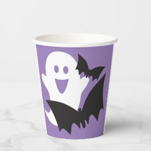 Designer Halloween! Bats and Ghost Paper Cups