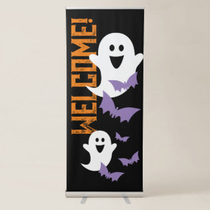 Designer Halloween, Spooky Welcome Retractable Banner
