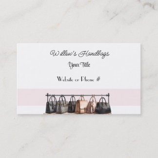 Designer Handbags Business Card