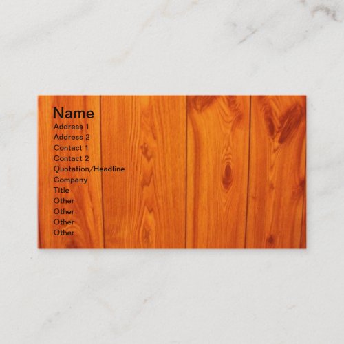 Designer Hardwood Flooring Business Cards
