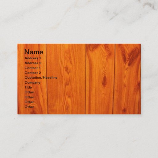 Customizable Designer Hardwood Flooring Business Cards