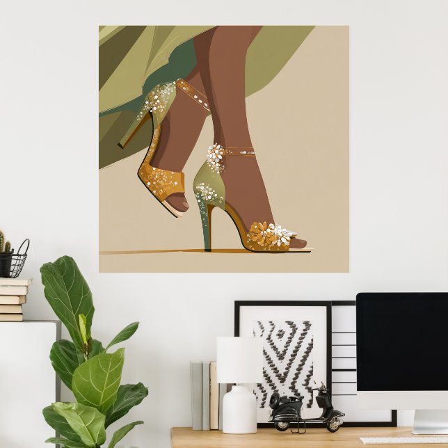 DESIGNER HEELS #3 POSTER (Home Office)