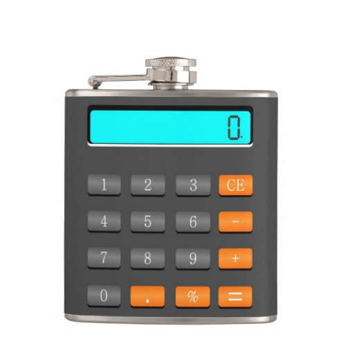 Designer Hip Flask _ This Calculator Never Works 