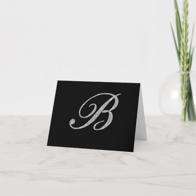 Designer Initial note cards (Front)
